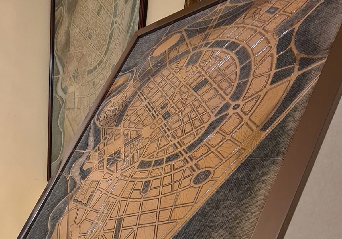 Երևան քաղաքի գլխավոր հատակագծի շոշափելի կրկնօրինակը