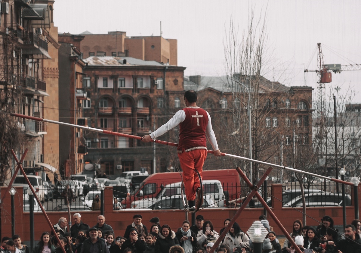 Ինչպես Երևանի կենտրոնում նշվեց Բարեկենդանը․ ֆոտոշարք