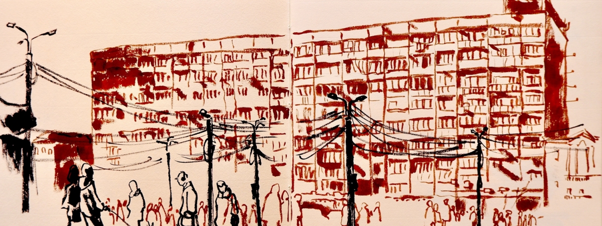 Երևանը՝ Ռայնհարդ Քլայսթի ճեպանկարներում