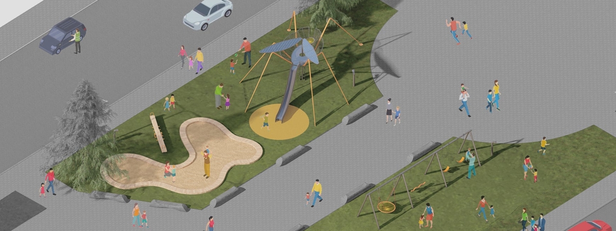 Մանկական հրապարակի նախագիծ Հրազդանում