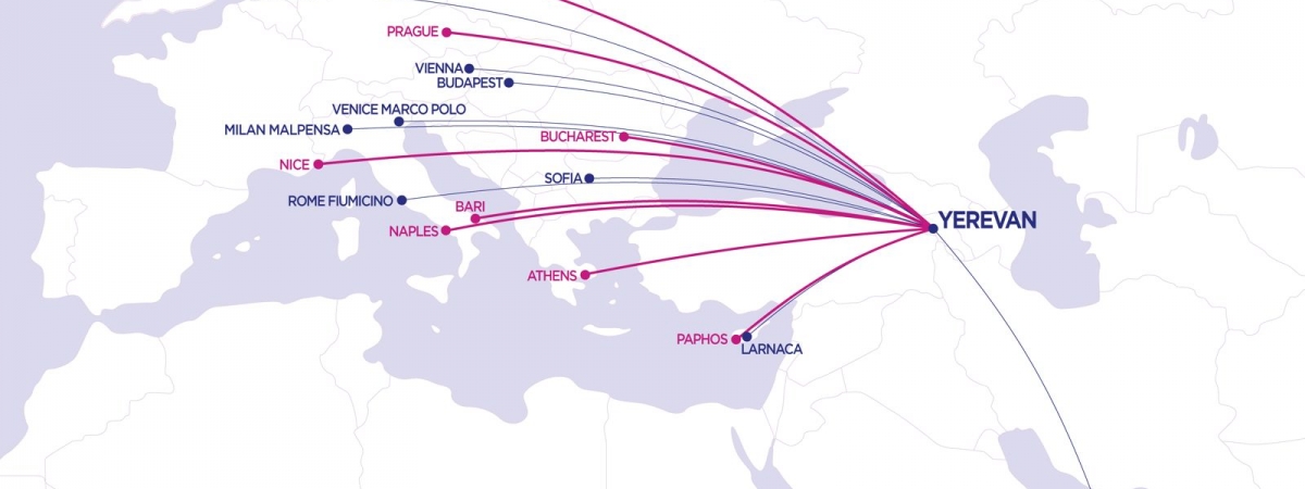 ✈️ Wizz Air-ը բացում է իր առաջին բազան Երևանում՝ երկու ինքնաթիռ և ութ նոր ուղիղ չվերթ դեպի Եվրոպա