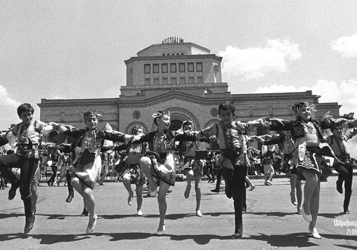 Անկախության տոնը Հանրապետության հրապարակում, 1991 թ., սեպտեմբերի 21