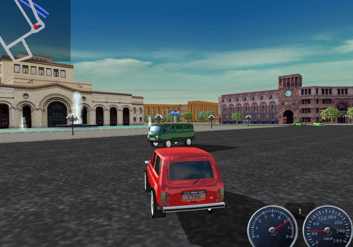 Երևանի փոքր կենտրոնը` Yerevan Drive խաղում, 2005 թ.